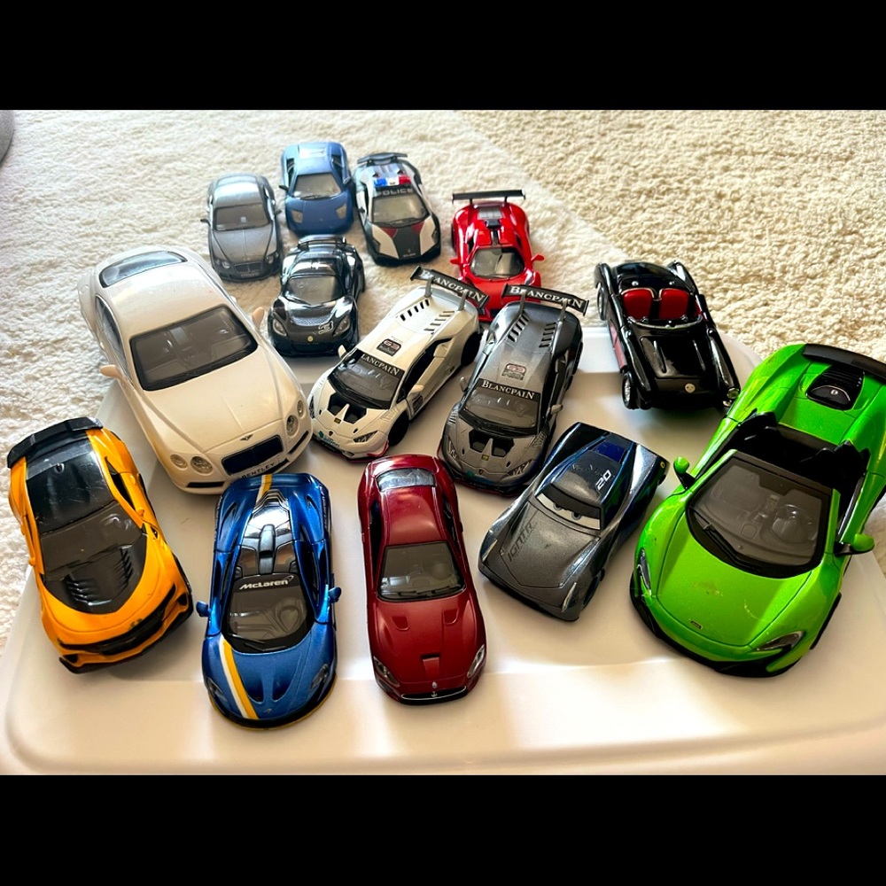 Luxury  toy car collection